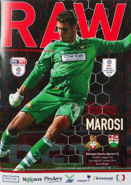 DONCASTER ROVERS v BARNET 2016/17